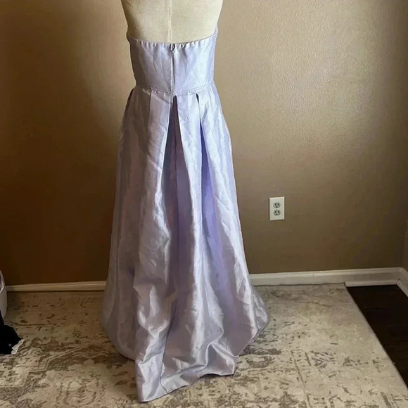 LuLus stunning 🤩 purple sparkle maxi dress with pockets size M - Picture 6 of 9